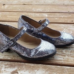 Glitter Galore! Old Navy girls sz 1 high heel shoe